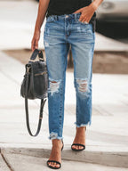 Ripped Light Blue Jeans