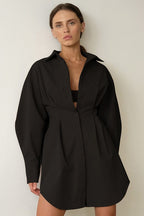 Elegant Vintage Waist Defining Blouse