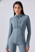 Drawstring Fitted Performance Hoodie