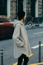 Pullover Loose Hoodie Casual - Drawstring Oversized - Women's Long Solid Sweatshirt Autumn Arm Streetwear