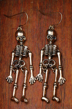 Halloween Dark Style Skull Earrings