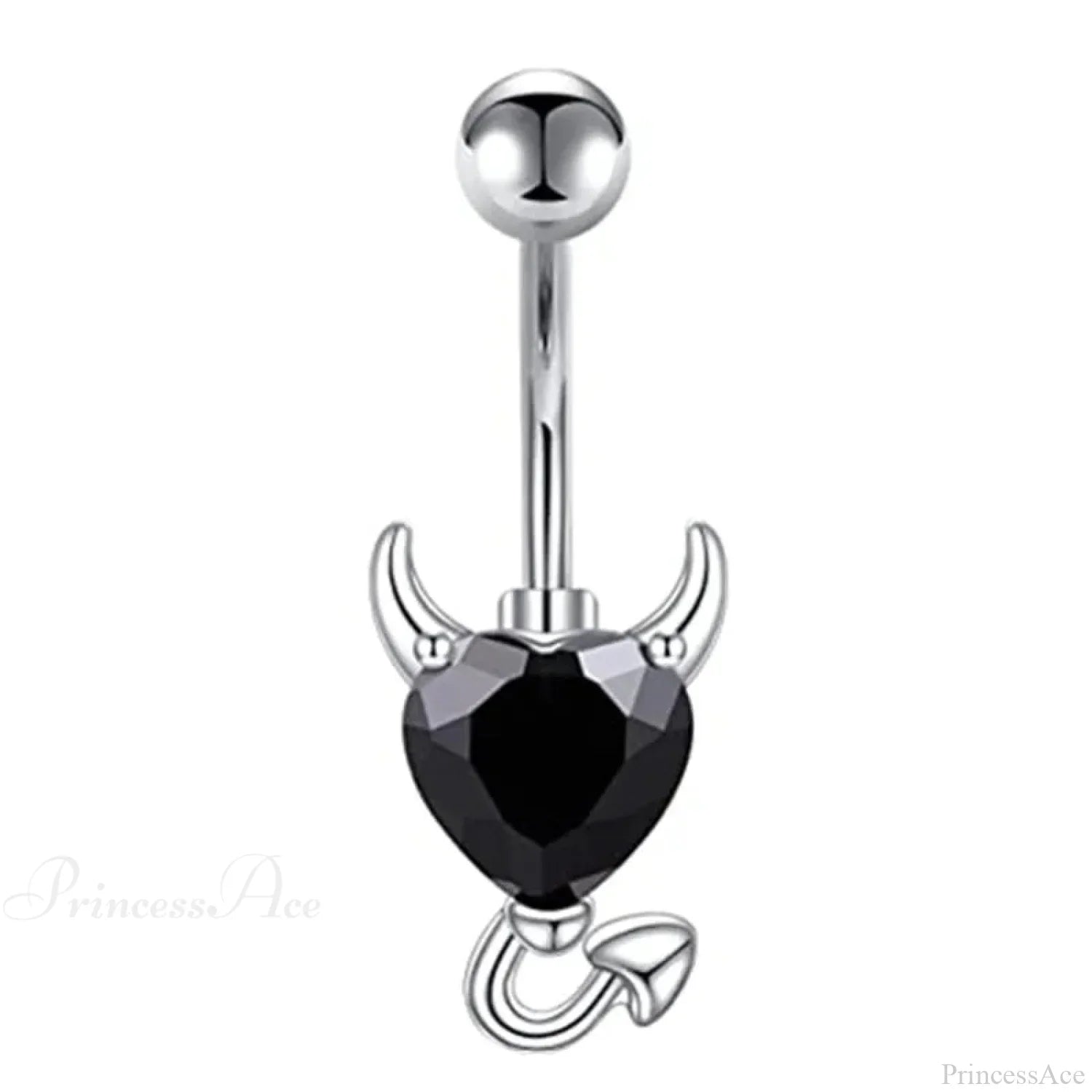 AB Butterfly Lunar Pink Gothic Belly Ring