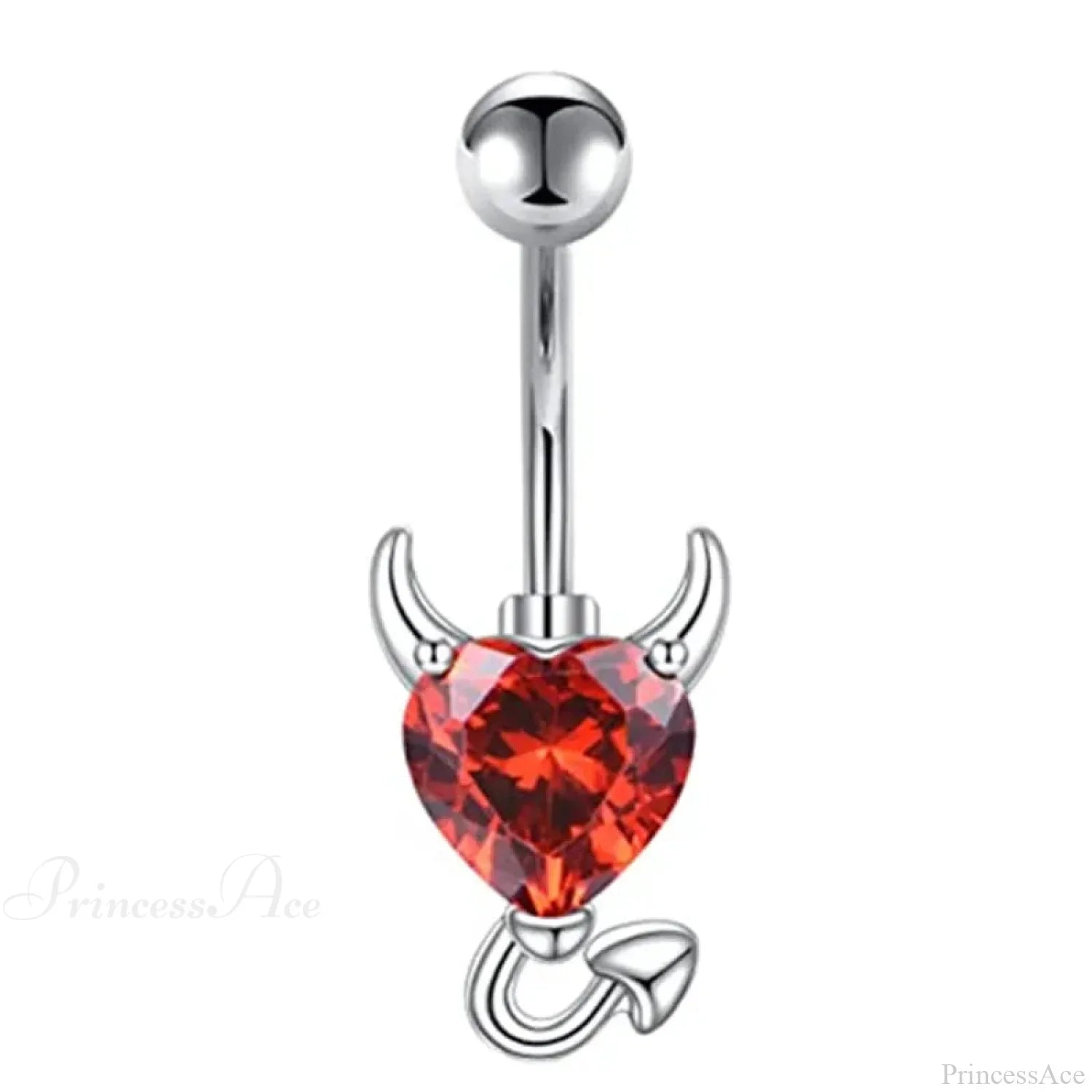 AB Butterfly Lunar Pink Gothic Belly Ring