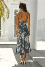 Floral Digital Print Cami Silk Dress