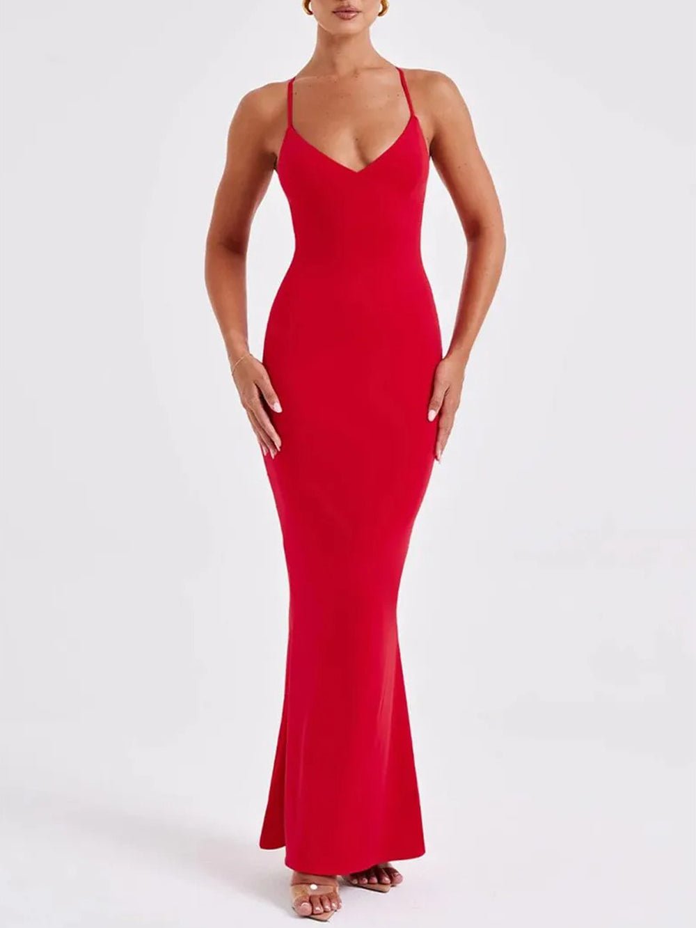 Abbey Backless Sleeveless Maxi Dress