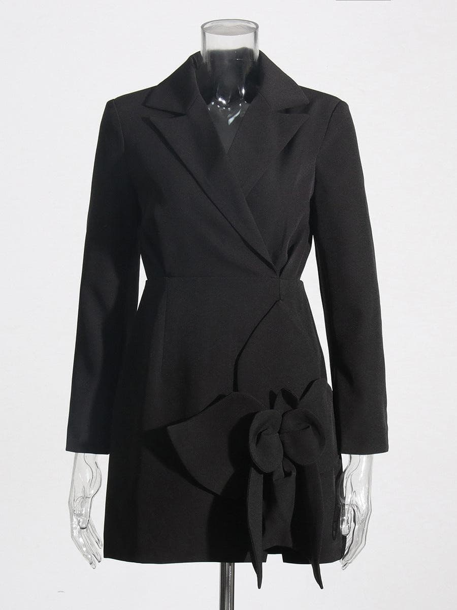 Abbie Solid Blazer Dress
