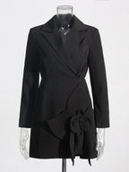 Abbie Solid Blazer Dress