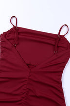 Sexy Plaid Cami Bodycon Party Dress