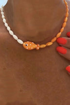 Cute Polka Dot Clownfish Necklace