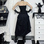 Acubi Black Swing A-line Skirt