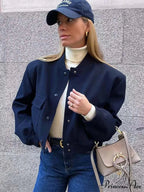 ADANNA Elegant BOMBER JACKET
