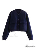 ADANNA Elegant BOMBER JACKET