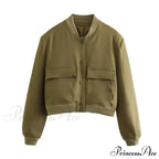 ADANNA Elegant BOMBER JACKET
