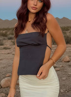 Plain Crop Cami Top