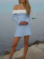 Camila Off Shoulder Backless Mini Dress