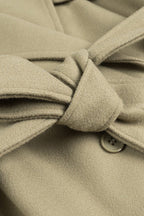 Wide Notch Lapel Single Breasted Overcoat