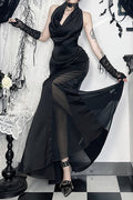 Sexy Halter Gothic Dress