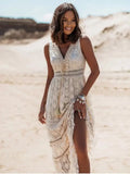 Annabella Minimalist Boho Dress Evening Wear Edit