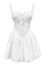 Mónica Chic Lace Corset Mini Puff Dress Premium Wardrobe Essential