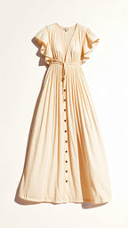 Dolores Effortless Dress Casual Ruffles Everyday Luxe Edit