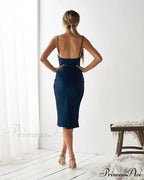 Aleena Satin Stylish Midi Dress