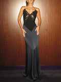 Alessia Lace Spaghetti Maxi Dress