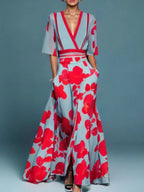 Maricarmen Statement Dress with Cotton Sleeves Chic Silhouette Collection