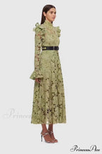 Aliyah Lace Fashion Charming Sleeve Midi Dress