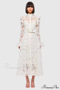 Aliyah Lace Fashion Charming Sleeve Midi Dress