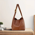 All-Match Minimalist PU Leather Shoulder Bag
