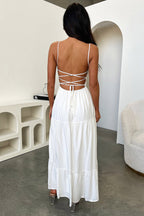 Ophelia Boutique Long Backless Dress Statement Occasion Edit