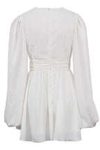 Maricarmen Aesthetic Mini Dress with Deep V Neck Chic Silhouette Collection