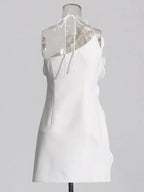 Andi Appliques Backless Mini Dress