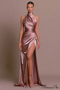Anna Backless High Charming Spilt Maxi Dress