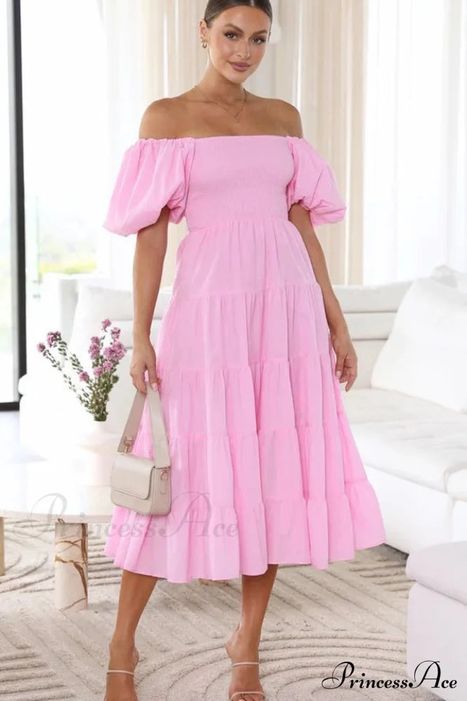 Anne Elegant Tiered Dress