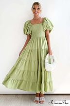 Anne Elegant Tiered Dress
