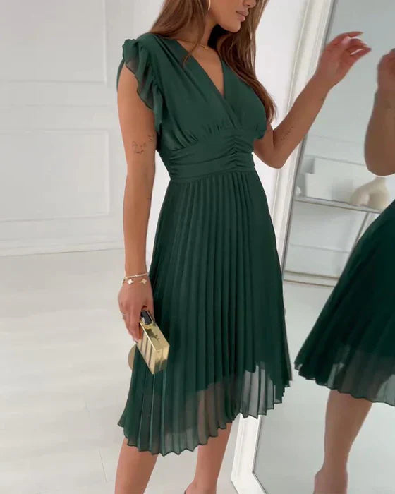 Laura Boutique Pleated Dress Evening Wear Edit