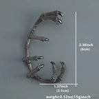 Antique Dark Dragon Talon Zinc Alloy Earring