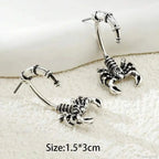 Antique Dragonfly Carved Free-spirited Dangle Earring