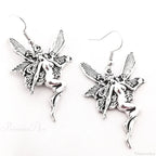 Antique Fairy Wings Grunge Dangling Earring