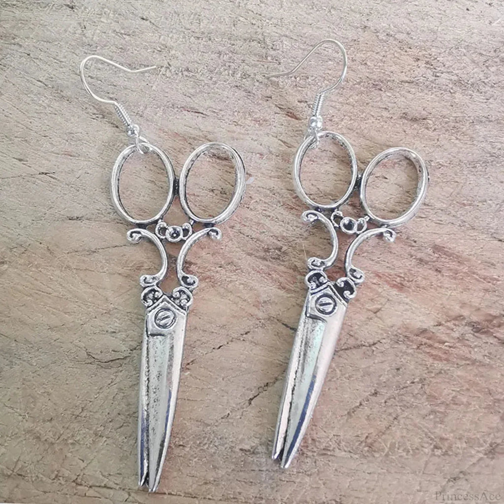 Antique Fairy Wings Grunge Dangling Earring