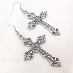 Antique Fairy Wings Grunge Dangling Earring