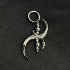 Antique Futuristic Geometric Clasp Earring