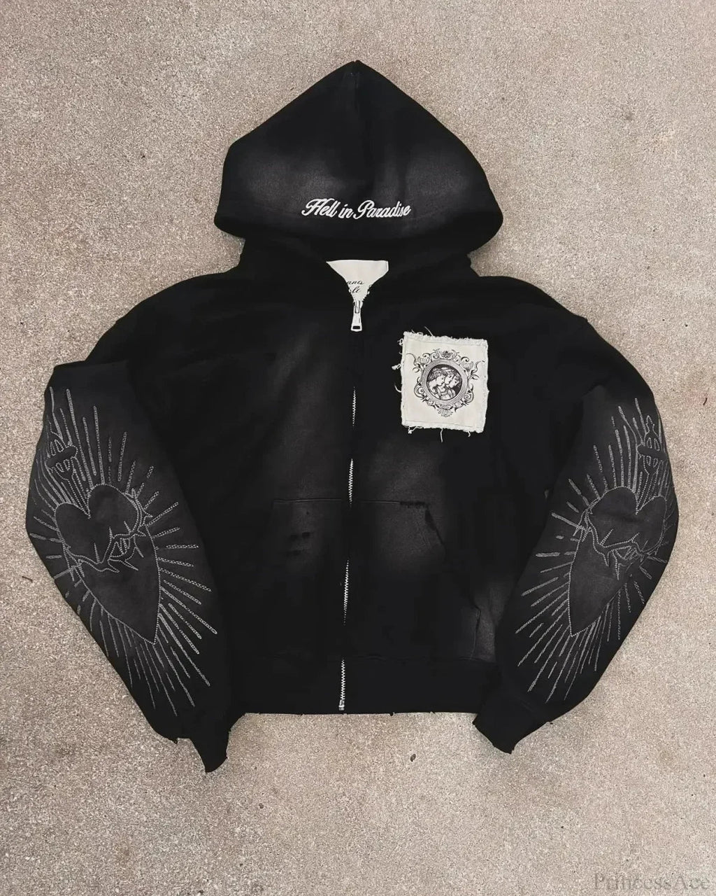 Antique Gothic Flash Diamond Hoodie