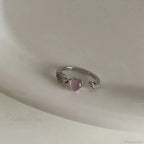 Antique Mysterious Zircon Cross Band