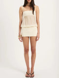 Ariana Sheer Babydoll Mini Dress