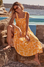 Ashlyn Smocked Stylish Maxi Dress