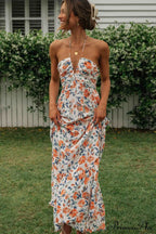 Asiah Halter Neck Maxi Dress