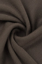 Asymmetric Hem Plain Long Sleeve Tee