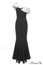 Asymmetric Off Stylish Shoulder Maxi Dress